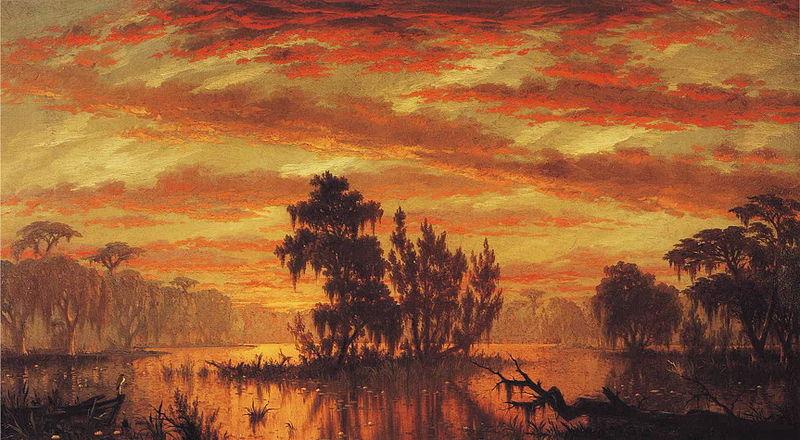 Joseph Rusling Meeker Bayou Plaquemines Sweden oil painting art